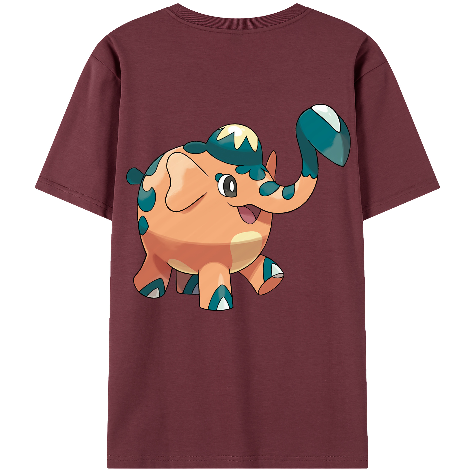 （画像用） ポケットモンスター Pokémon 綿100％半袖Tシャツ（背面プリント）